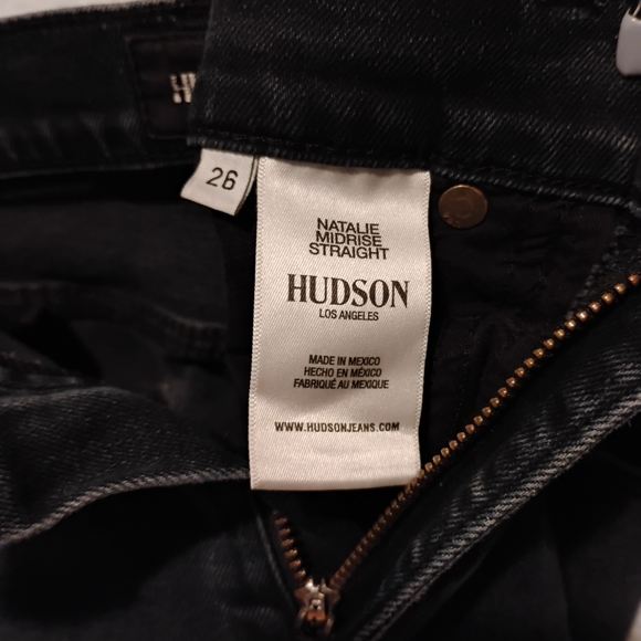 Hudson sz 26 faded black jeans - Picture 5 of 6